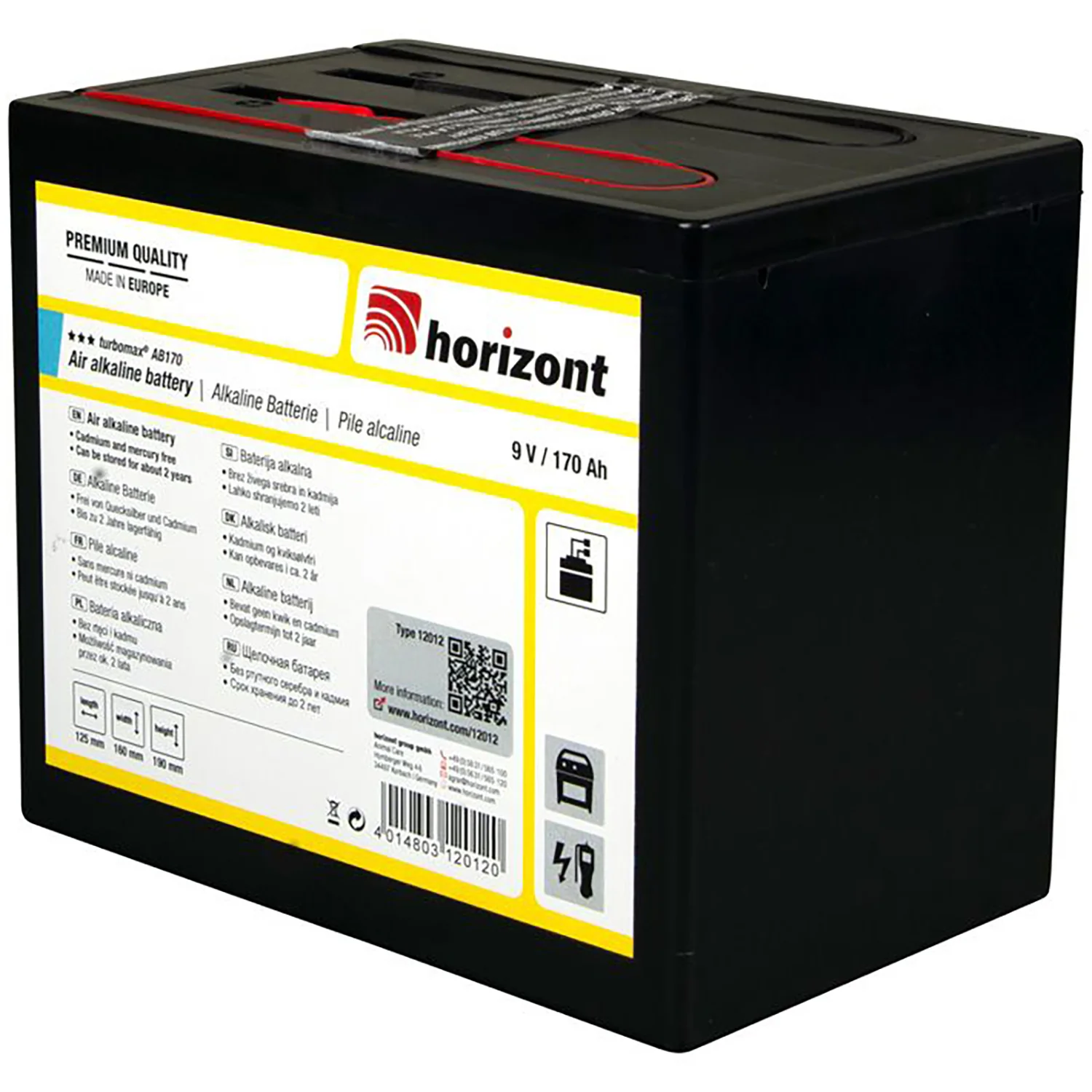 Battery 9V TurboMax AB170 - Image 2