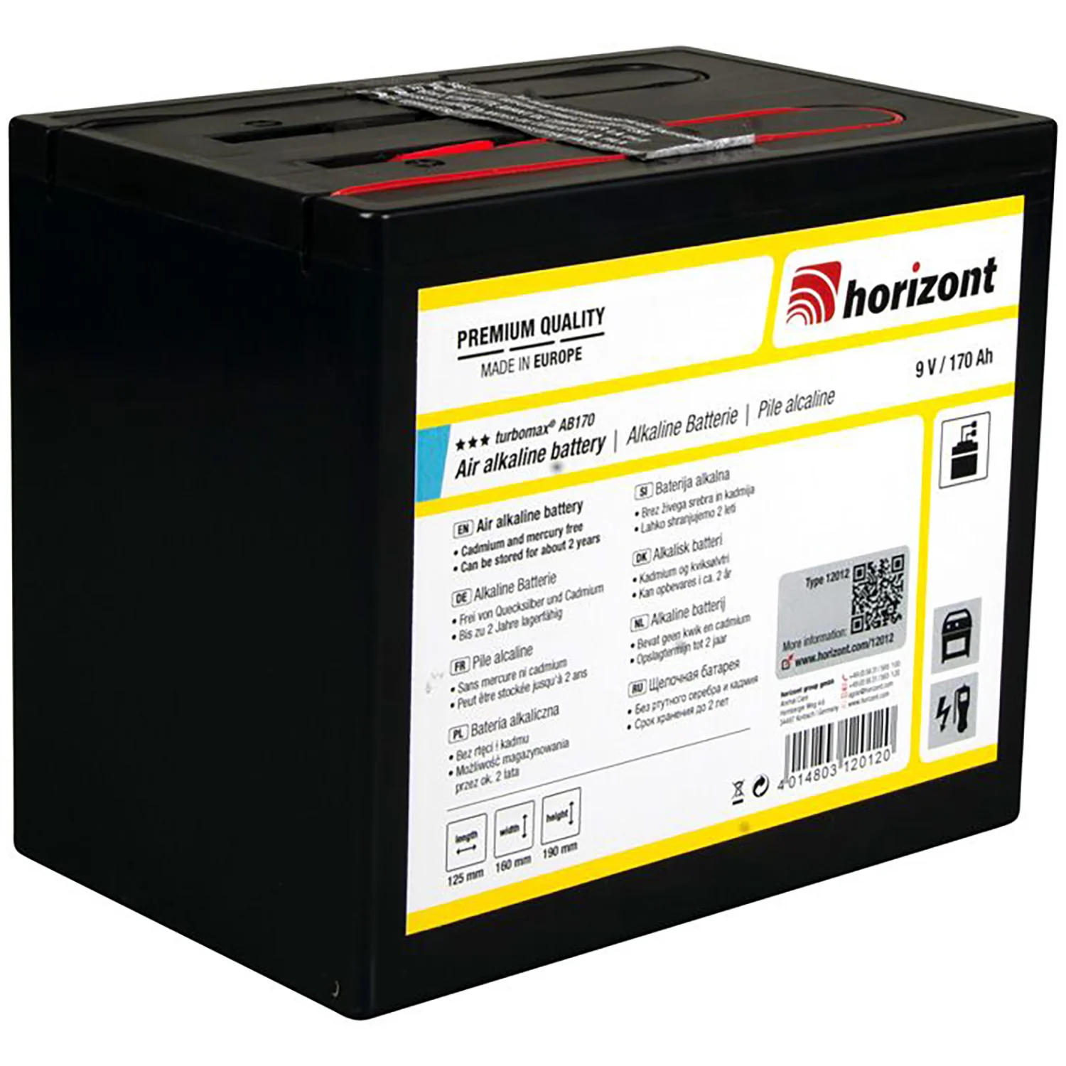 Battery 9V TurboMax AB170 - Image 3
