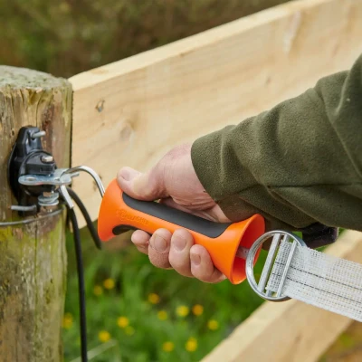 Heavy Duty Gate Handle with Rubber Grip Strap - Image 2