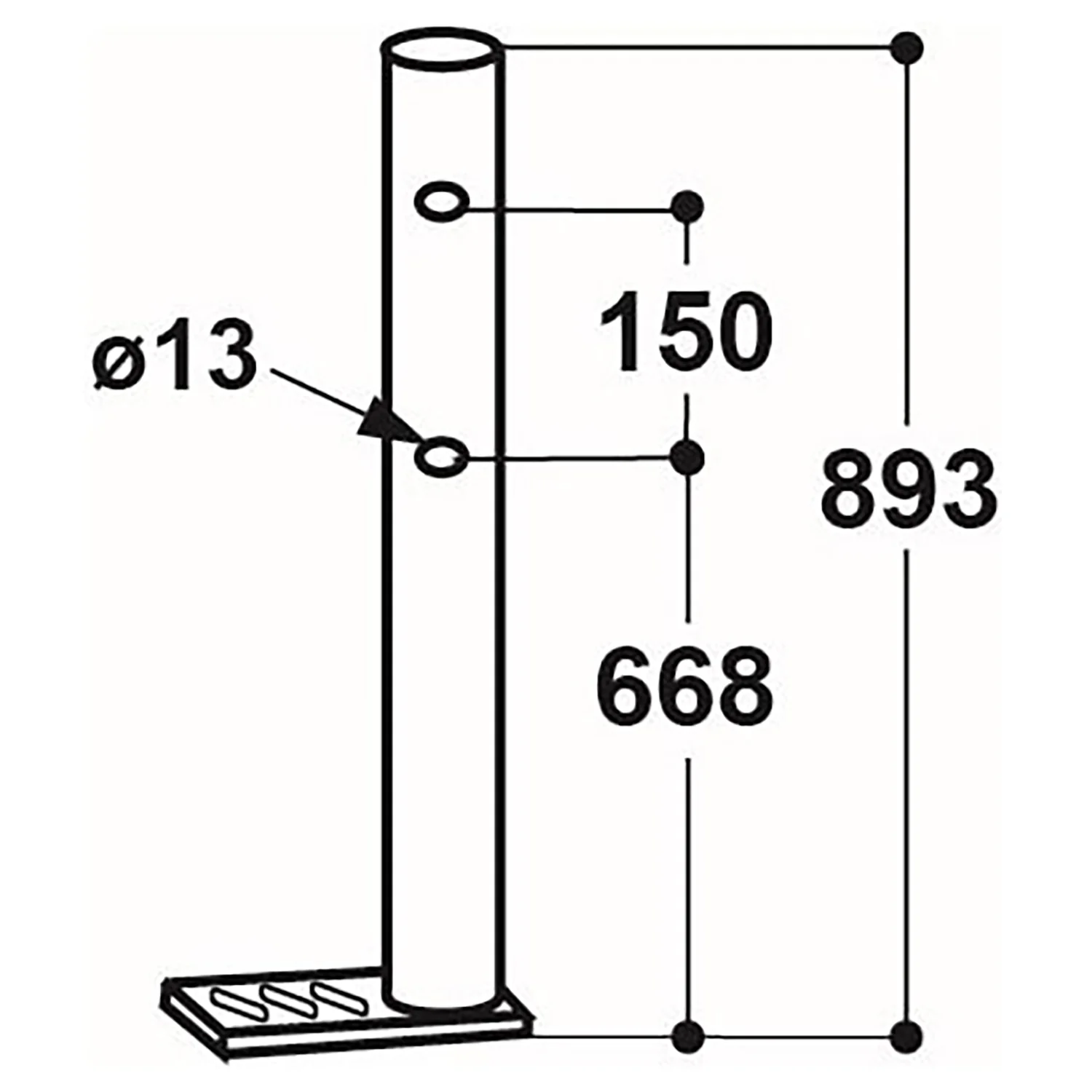 Legs for Quick Drain Drinking Trough (Set of 4) - Image 2
