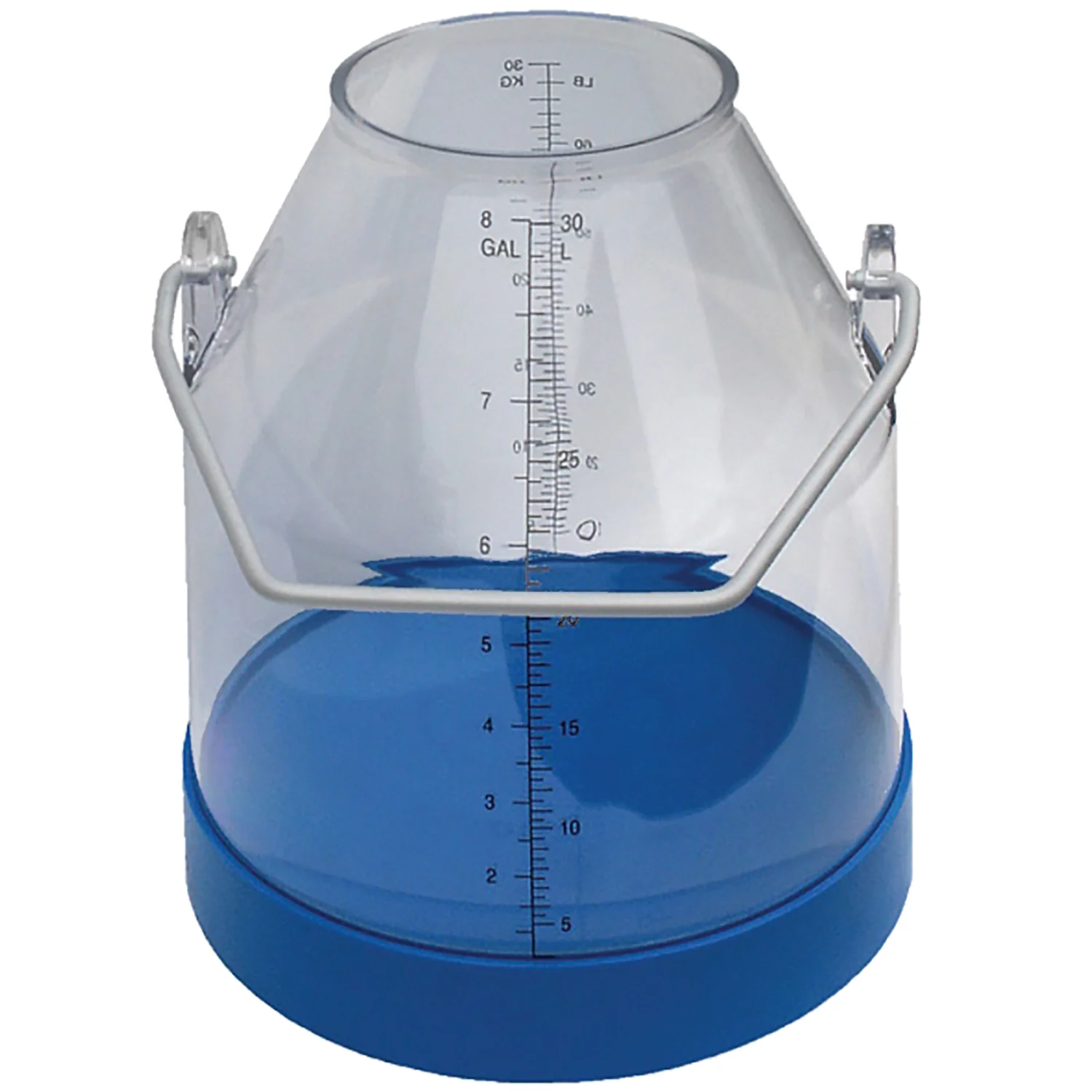 Milk bucket blue plastic 30 liters - Image 2
