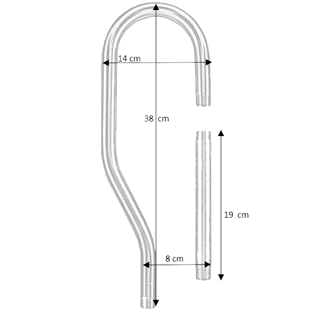 Suevia Ring line Connection Set 1/2" Inox T.b.v. 12P, 25R, 1200  - Image 2